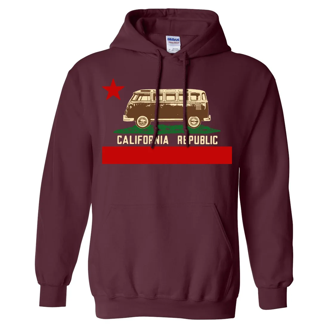 California Republic Vintage Van Sweatshirt Hoodie